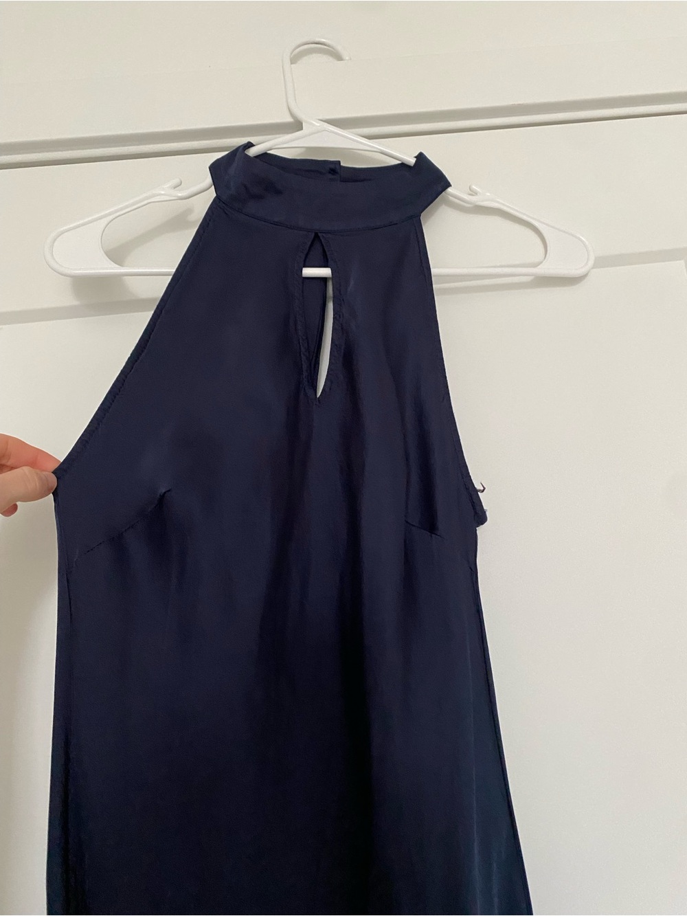 Young Fabulous & Broke Navy Halter Midi Dress - Picture 2 of 8